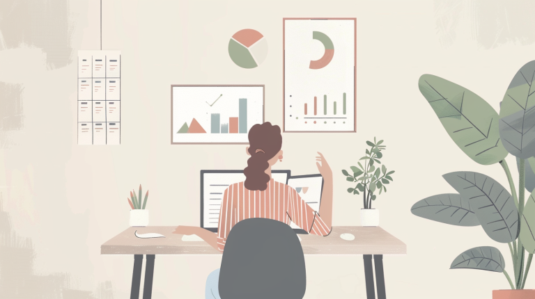 momozmy a modern workplace asian woman sitting at a minimalist f974e1c5 6447 49f9 815c 49c11c8989ae